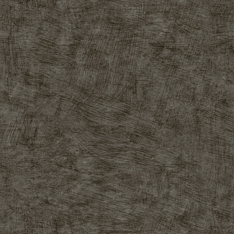 Pampas Plain Brushed Texture Black Wallpaper, Black