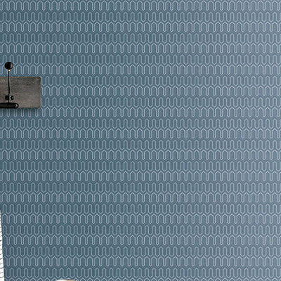 Geometrix 10m x 52.8cm Satin Wallpaper Roll