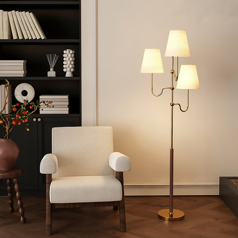 Lampe sur pied de luxe rétro