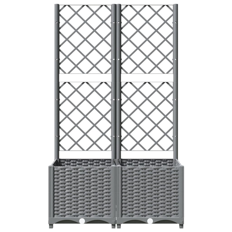 Channay Raised Garden Bed with Trellis