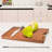  Luxdecor 17.7*11.8in Solid Wood Cutting Board No Glue-One Piece Wood Cutting Boards No Toxic-98614848