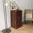 Brown Walnut Color Modular Wine Bar Cabinet Buffet Cabinet With Hutch For Dining Room
