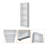 Sutton Bookcase With Tier Storage Shelves-592897795-592897797