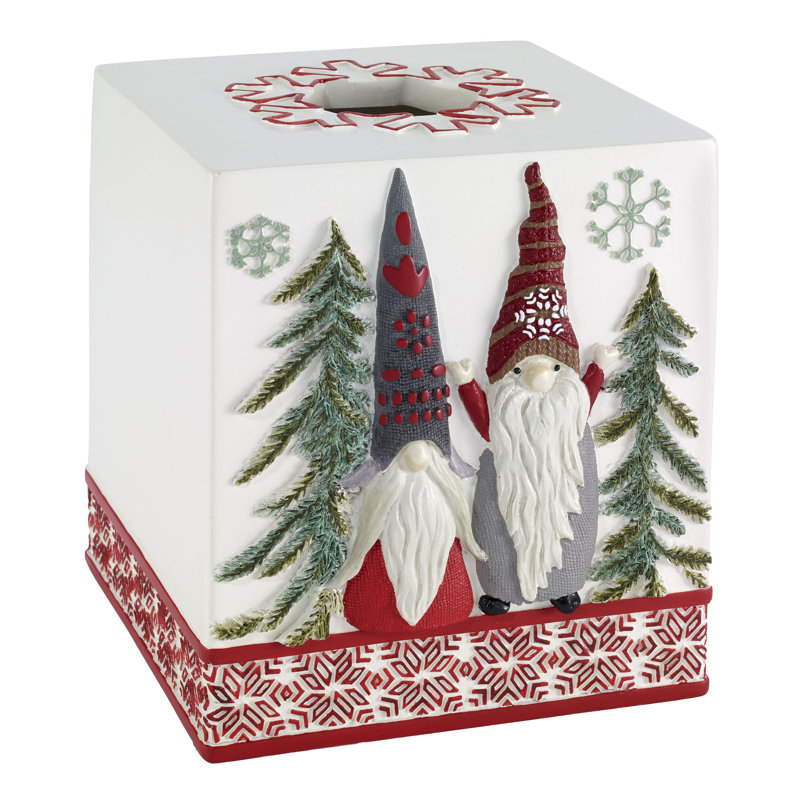 Couvre-boîte de papier hygiénique Christmas Gnomes
