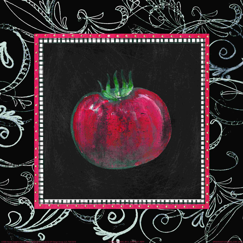 " Tomato Charcoal ", 36" H x 36" W  