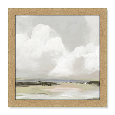 Soft Clouds - Picture Frame Painting Print