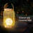 Rattan Solar Lantern Hanging with Handle