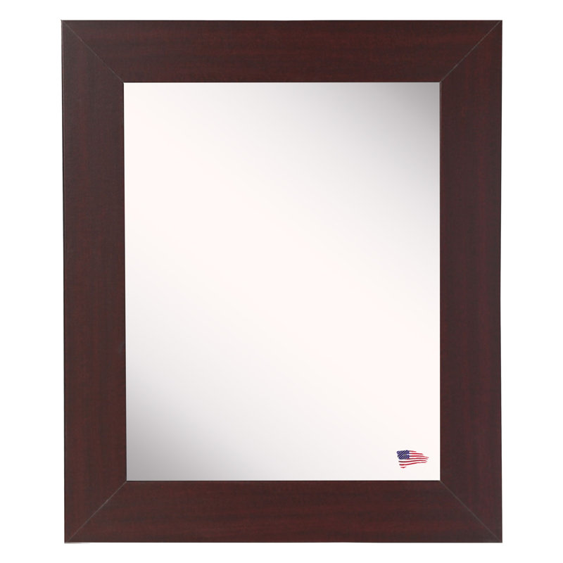 Miroir d'appoint Golfe, Acajou foncé, H 36 po x l 40 po