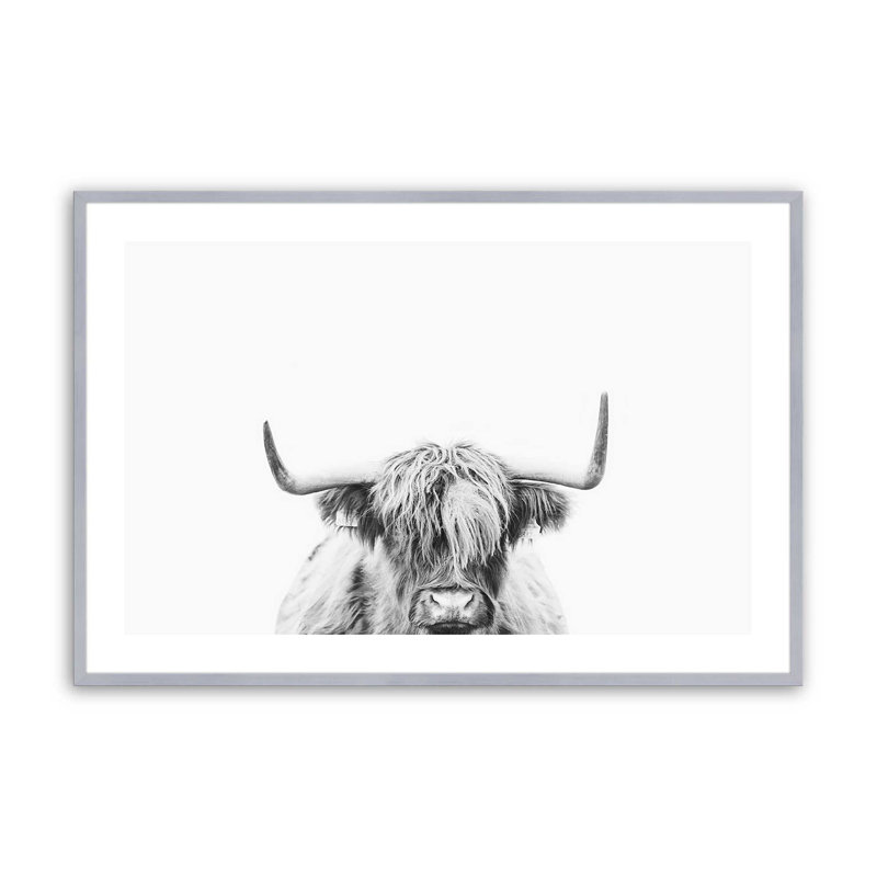Imprimé Highland Pride, Cadre en chrome poli, H 12,25 po x l 15,25 po x P 1,25 po