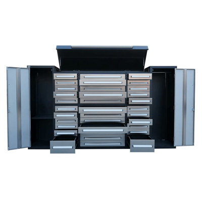 Armoire de rangement avec tiroirs et armoires