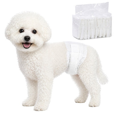 Dog Diapers Super Absorbent for Male Dogs Size M