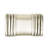 SHERBORNE RECT. KNOB; MATTE SILVER FINISH