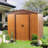 Plastic Storage Shed,Metal Storage Shed with Vents and Sliding Doors-97829016-97829017