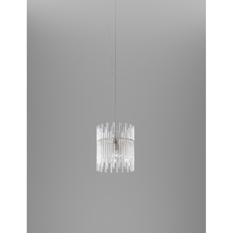 Diadema Suspension Bm Crystal Matt Bronze 2 E26 Ul, 93" H x 12" W x 12" D, Matte Bronze, 2700 Kelvins
