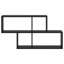 Wall Shelf 100 X 20 X 53 Cm Engineered Wood-1310487163