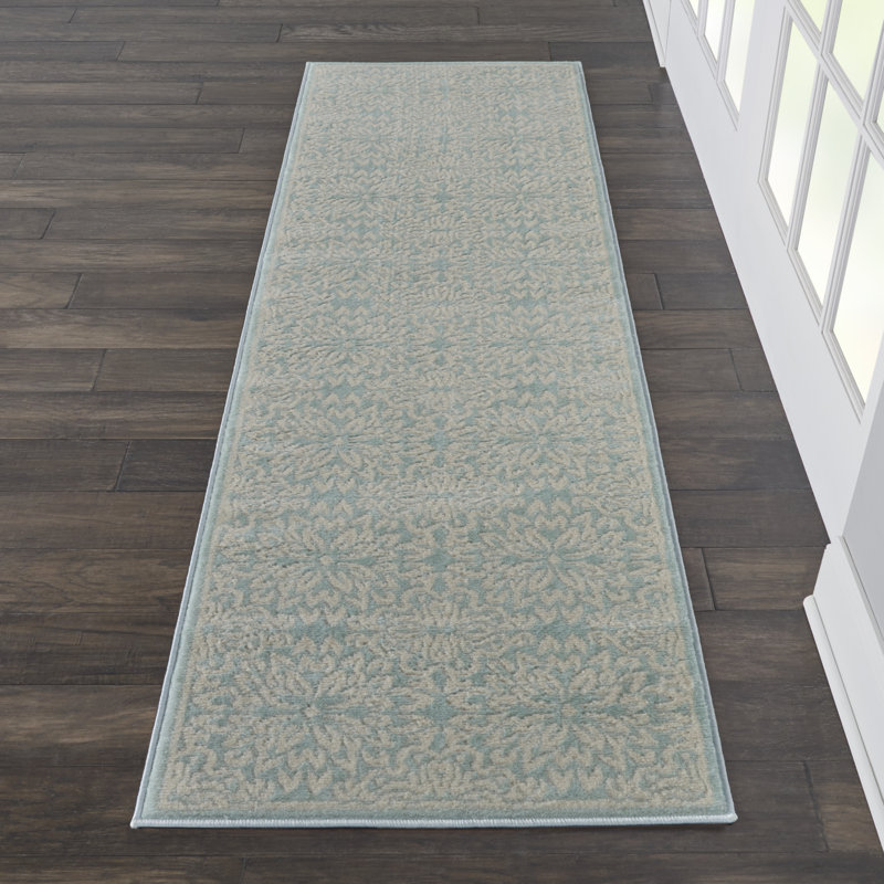 Guilian Damask Indoor Rug, Runner 2'3" x 7'3"