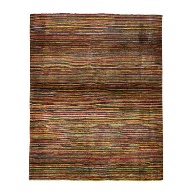 Hand-Knotted High-Quality Brown/Red/Beige Area Rug