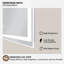 Miroir de salle de bain mural à DEL rectangulaire H 30 po x H 36 po Currin-1281192845
