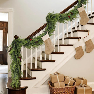 Artificielle Norfolk Pine Garland - Fausse guirlande de Noël avec fausse guirlande