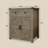 Light Gray-Washed Wood Farmhouse Barn-Door Storage Buffet Sideboard With Drawer For Kitchen Living Room-606503812