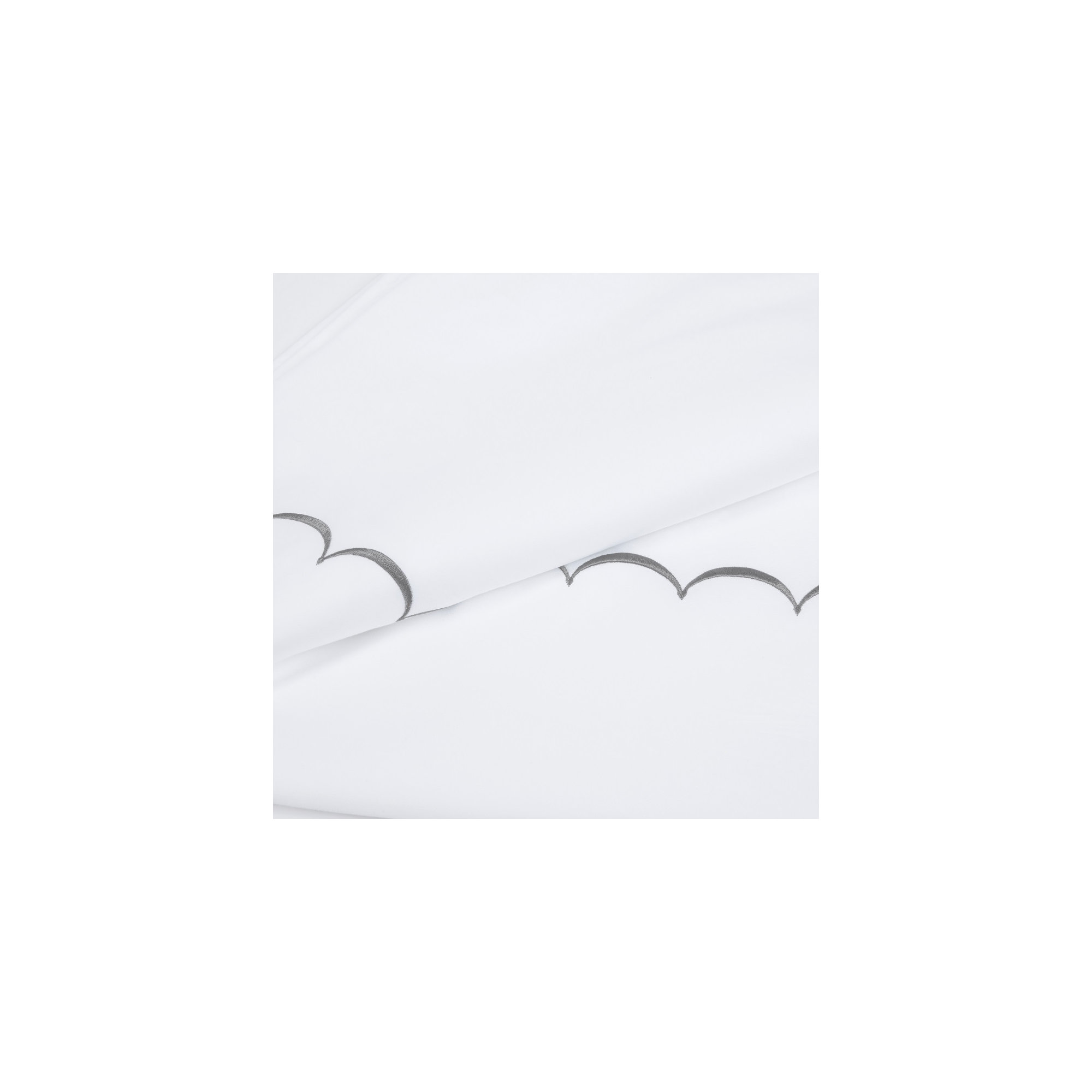 Camillo Sateen Sheet Set, Twin Sheet Set + Fitted Sheet + 1 Pillowcase, Gray