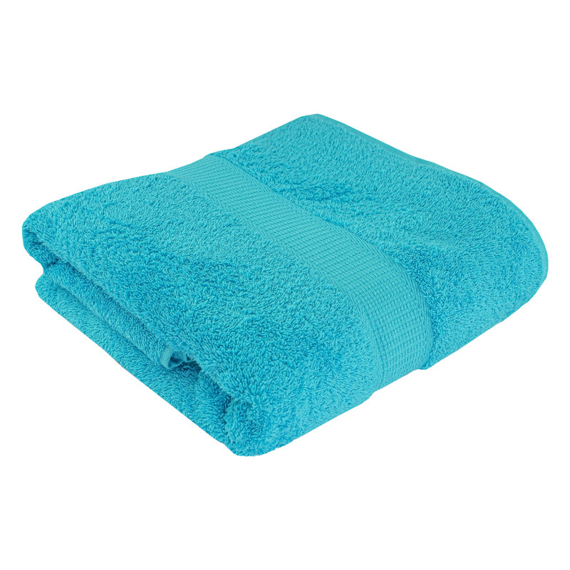 100% Cotton Midweight Bath Towel, Blue