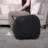 Microfiber Upholstered Square Pouf Ottoman