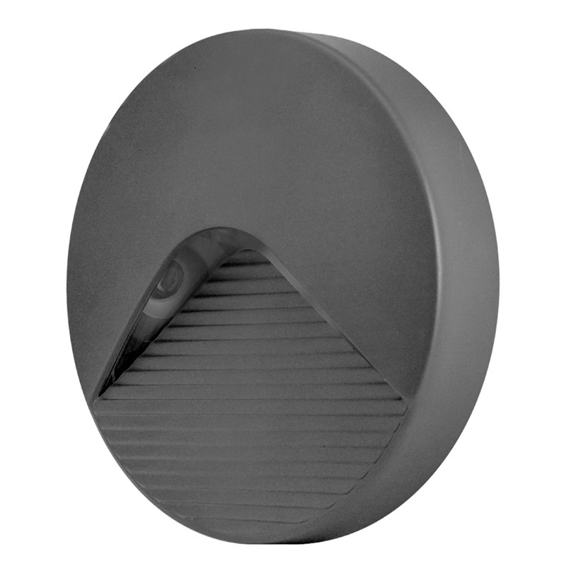 Oubre Integrated LED Outdoor Flush Mount, Dark grey