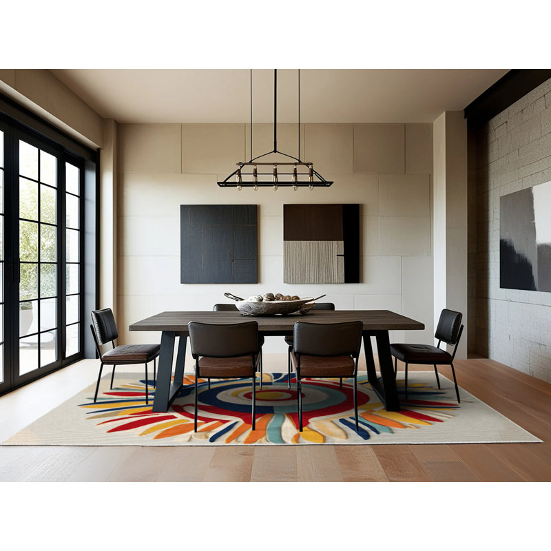 Sleek Beam Rug, Rectangle 4' x 6'