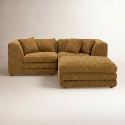 Donia Modular Upholstered Reversible L-Sectional