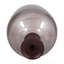 Vase en verre bois de manguier avec col nervuré et finition rayée brillante, bureau à domicile moderne, décoration de salon - 16 po - rose