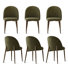 Jorge Upholstered Dining Chair With Metal Legs