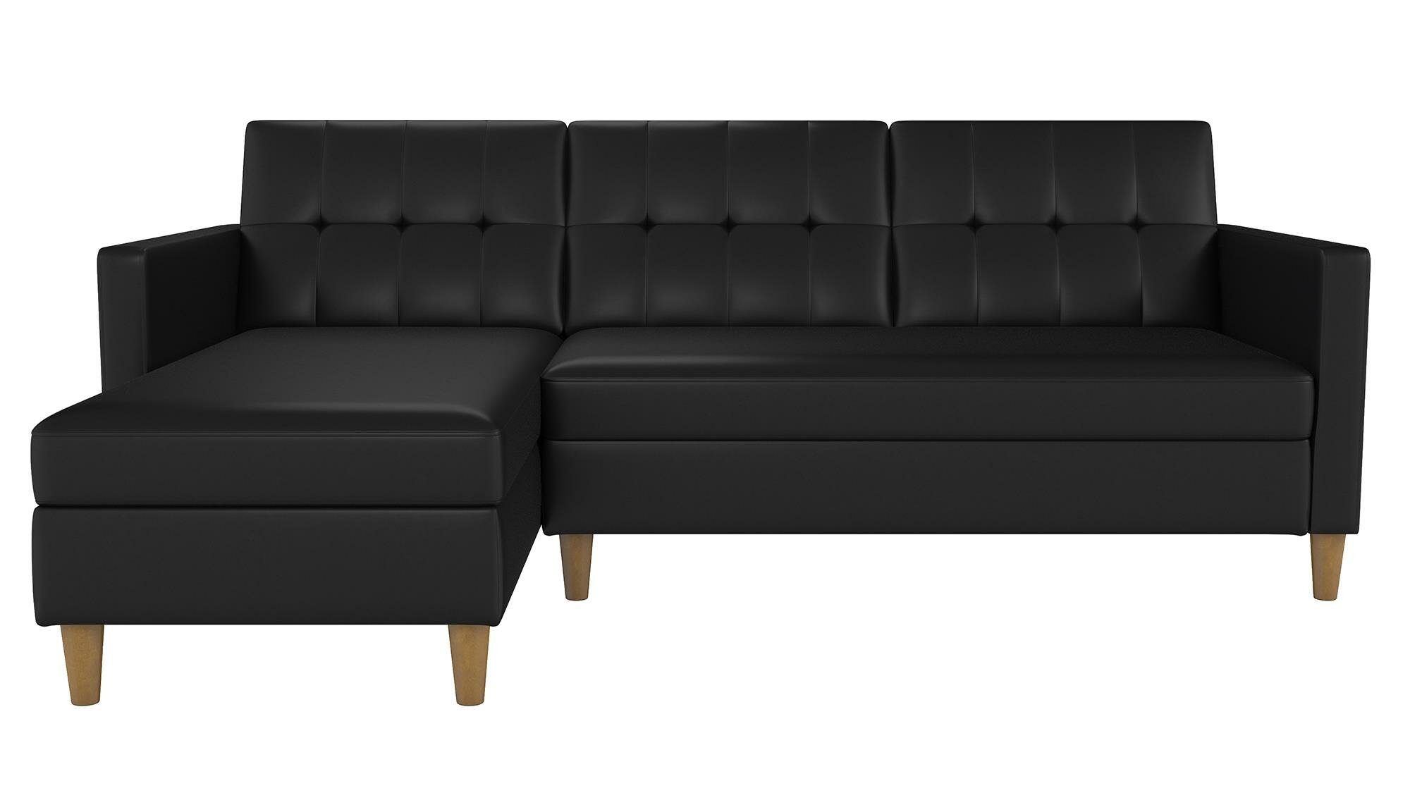 Kayden 84″ Wide Reversible Sleeper Sofa & Chaise