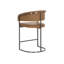 MARRIS BARSTOOL - GUNMETAL - MILLIKEN COGNAC-1780721355