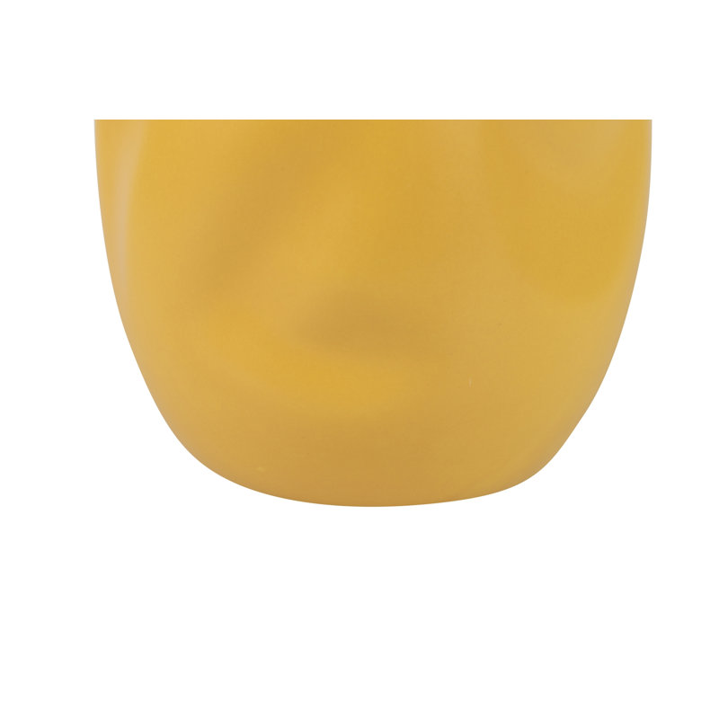 Ceramic Vase 19x19x36 Cm, Yellow