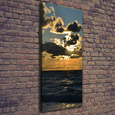 Sunset Sea - Wrapped Canvas Print