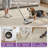 Liverpool Solid Floral High Low Pile Soft Plush Textured Washable Non-Slip Beige Indoor Runner Rug-371126274-384209772