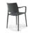 Skowhegan Premium All-Weather Wicker Outdoor Stacking Dining Armchair-1839137059
