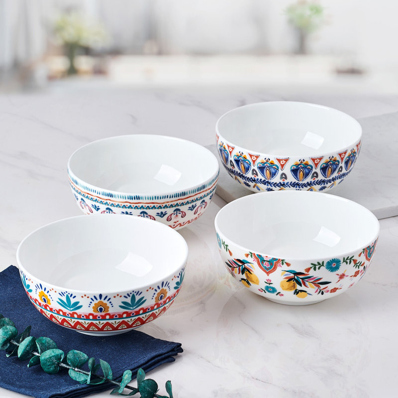 Mikasa Painted Medallion 6 In. All-Purpose Bowls