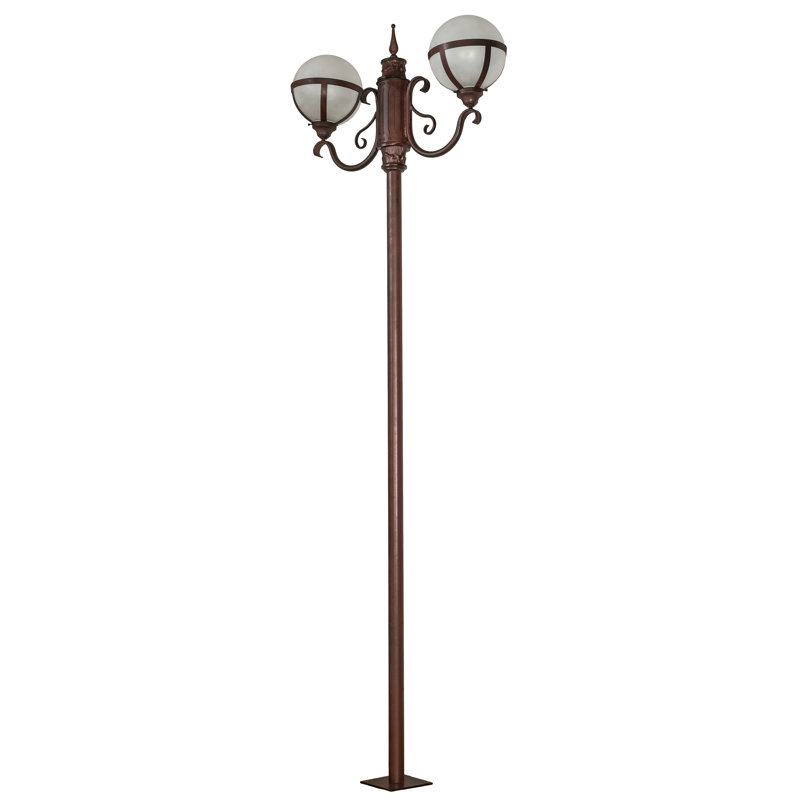 Bola Tavern 120'' Rustic Nail Candelabra Floor Lamp