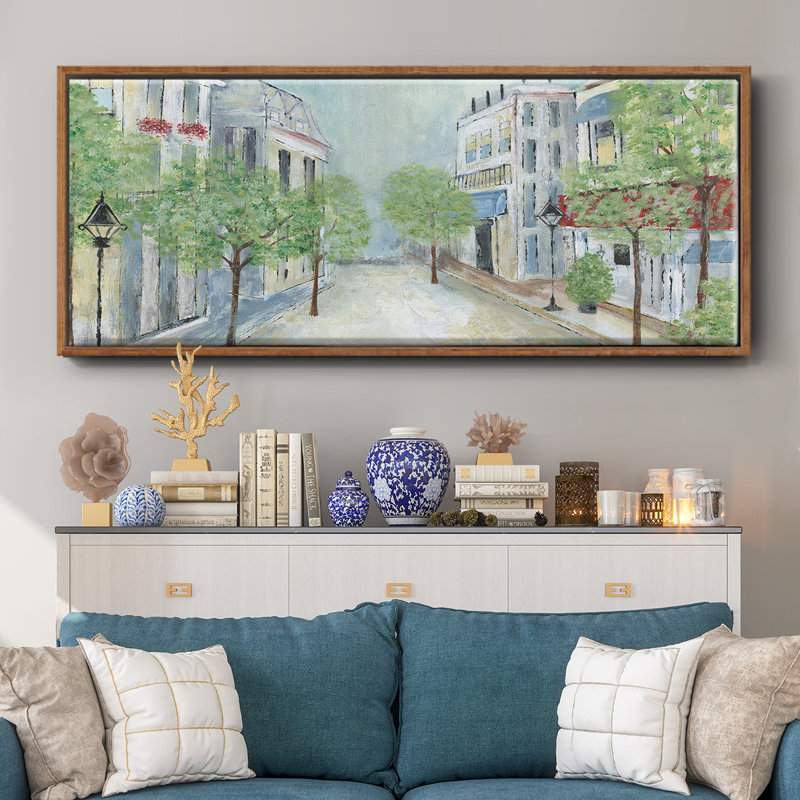 «Spring Spring Stroll», toile encadrée, H 8 po x l 20 po