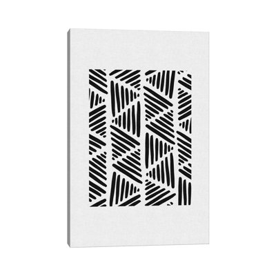 B&W Abstract I by Orara Studio - Wrapped Canvas Gallery-Wrapped Canvas Giclée