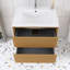 24 In. W Single Sink Wall Mounted Bath Vanity With White Basin-794745859