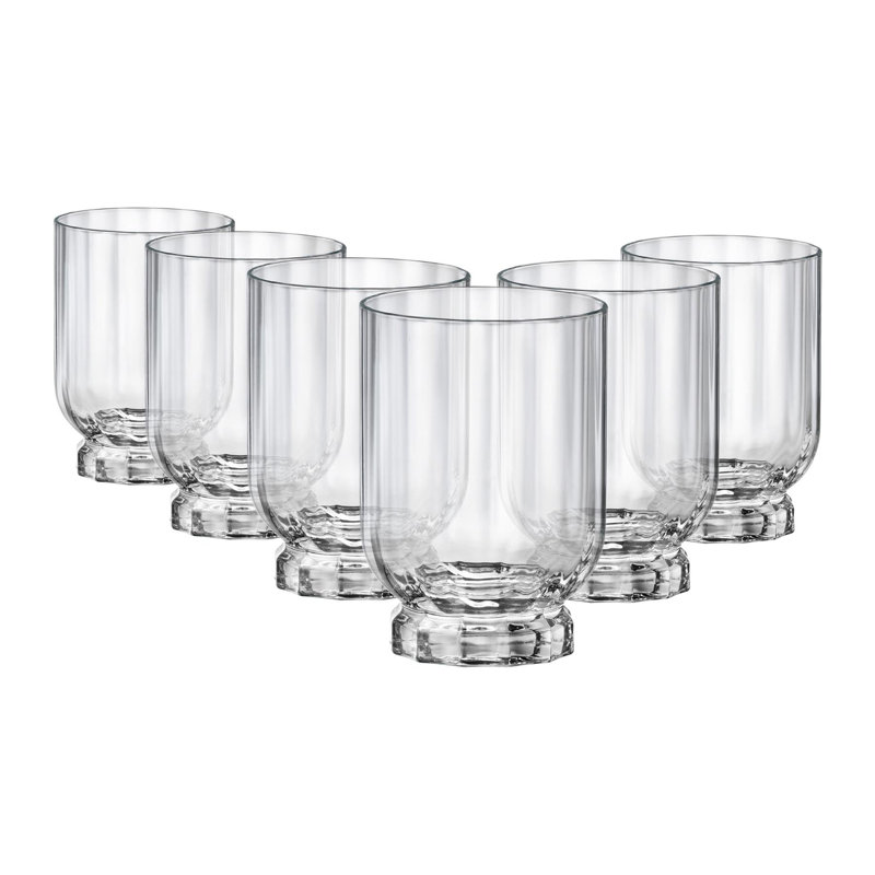 Florian Double Whisky Glasses, 300 oz.