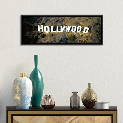 " USA, California, Los Angeles, Aerial View Of Hollywood Sign At Hollywood Hills " by Panoramic Images