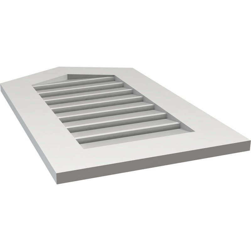 Ventilé à pignon fonctionnel en uréthane Signature, H 30 po x l 18 po x P 1 po, 6/12