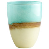 Turquoise Earth Handmade Ceramic / Porcelain Table Vase