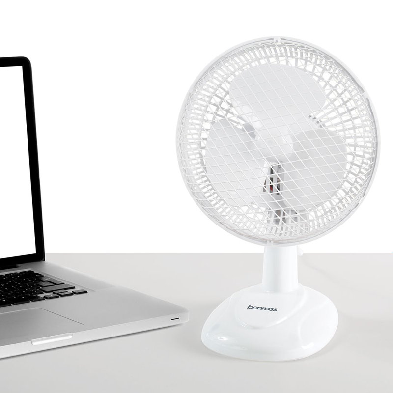6" 2 in 1 Desk/Clip Fan
