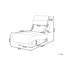 RIVES Upholstered Chaise Lounge