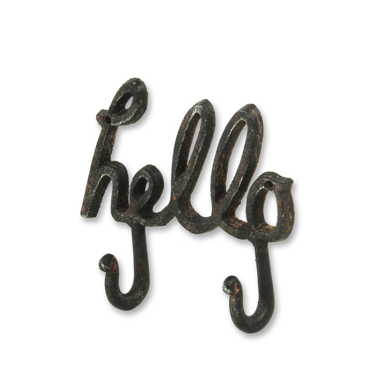 Ponce Iron Wall 2 - Hook Wall Mounted Coat Rack